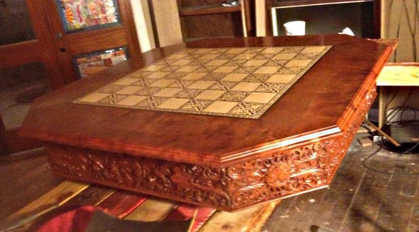 Look at that shine! tabletop_stained3